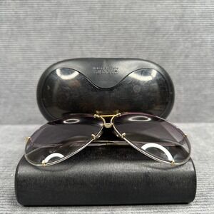 Carrera Porsche Design 5621 Vintage Aviator Sunglasses Gold Silver Austria Case